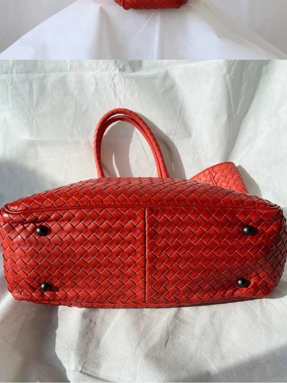 RARE BOTTEGA VENETA
REDIORANGE OMBRE
TOTE BAG - Picture 2 of 4
